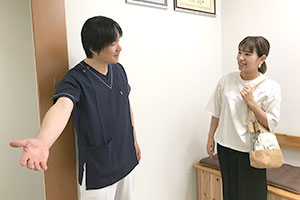 予約制なので待ち時間は最小限